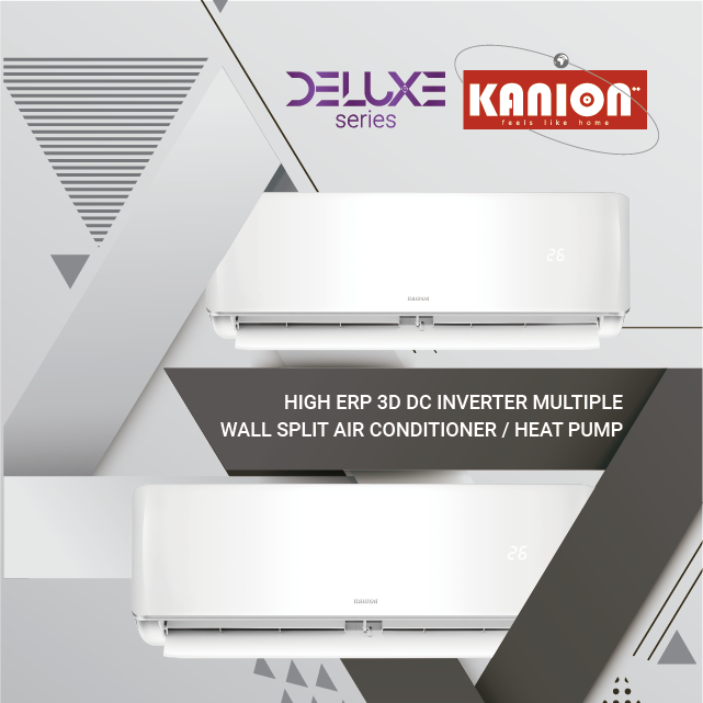 High ERP 3D DC Inverter Multiple Wall Split Air Conditioner / Heat Pump