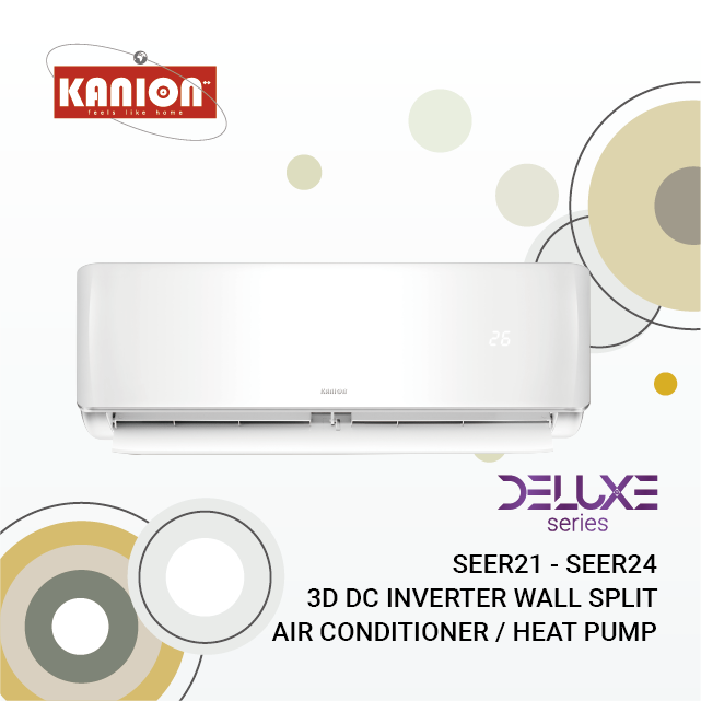 Kanion Co SEER 21-24 3D DC Inverter Wall Split AC Units / Heat Pump