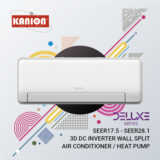 Kanion Co SEER17.5 - SEER28.1 3D DC Inverter Wall Split AC / Heat Pump